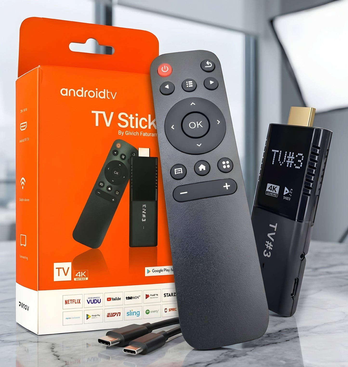 Tv Stick Ultra Hd Android Tv